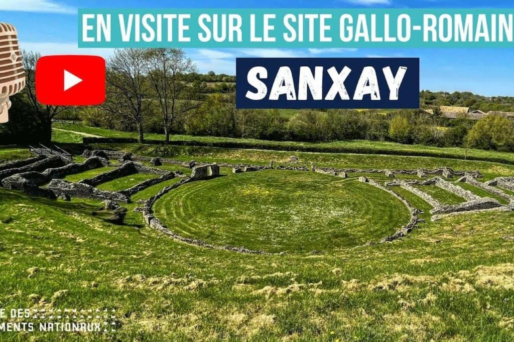 Gite Bin Benaise Draps Et Serviettes Compris Pamproux Екстер'єр фото